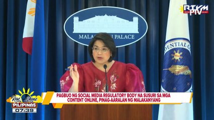 Pagbuo ng social media regulatory body na susuri sa online content, pinag-aaralan ng Malacañang