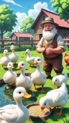 Duck Or Dada Ji Ki Moral story Cartoon Hindi_Urdu