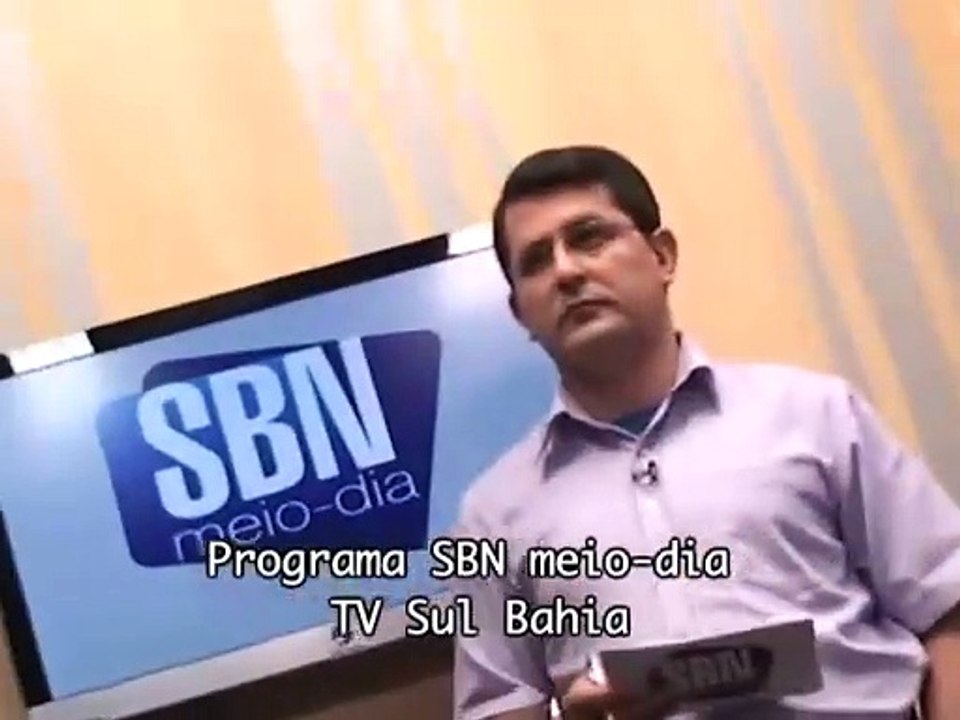 Cláudio Marcellini em entrevista para TV Sul Bahia