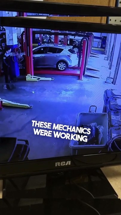 These mechanics crashed his car