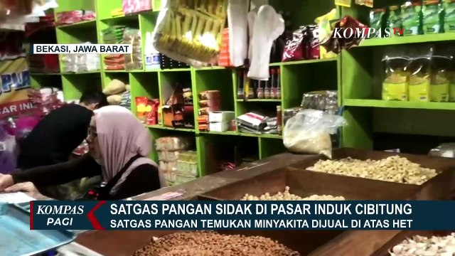 Satgas Pangan Sidak di Pasar Induk Cibitung