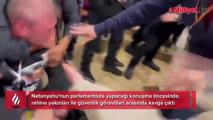 Netanyahu öfkesi! İsrail Meclisi'nde arbede çıktı