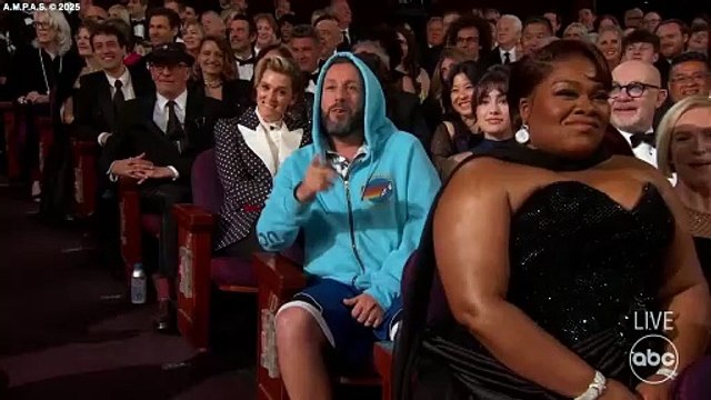 Oscars 2025 Host Conan O'Brien gives Adam Sandler a hard time over his choice of outfit
