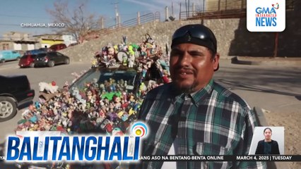 Kotseng pinalamutian ng toy collection, paandar ng isang lalaki | Balitanghali