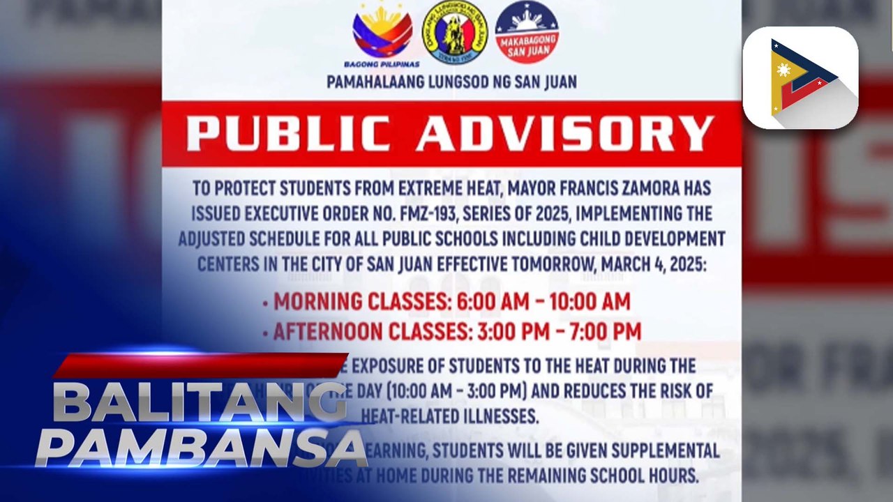 Ilang magulang, pabor sa suspensyon ng face-to-face classes kasunod ng pagtaas ng heat index