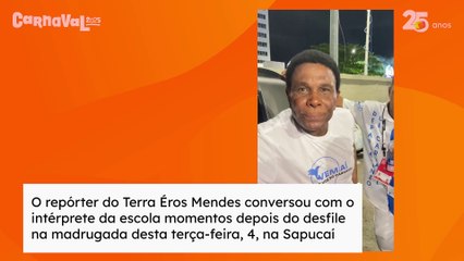 ‘Era para falar?’, diz Neguinho da Beija-Flor após revelar que despedida será no sábado das campeãs