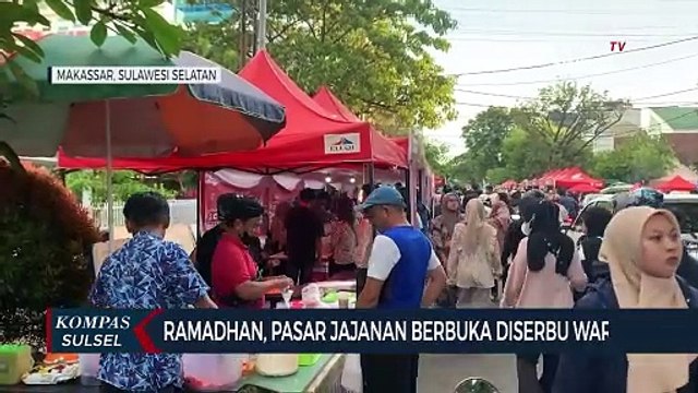 Ramadhan, Pasar Jajanan Berbuka Diserbu Warga