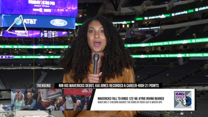 Kyrie Irving Early Exit, Kai Jones’ Career Night Not Enough as Mavs Fall to Kings