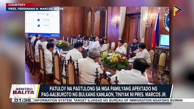 Patuloy na pagtulong sa mga pamilyang apektado ng pag-aalburoto ng Bulkang Kanlaon, tiniyak ni PBBM