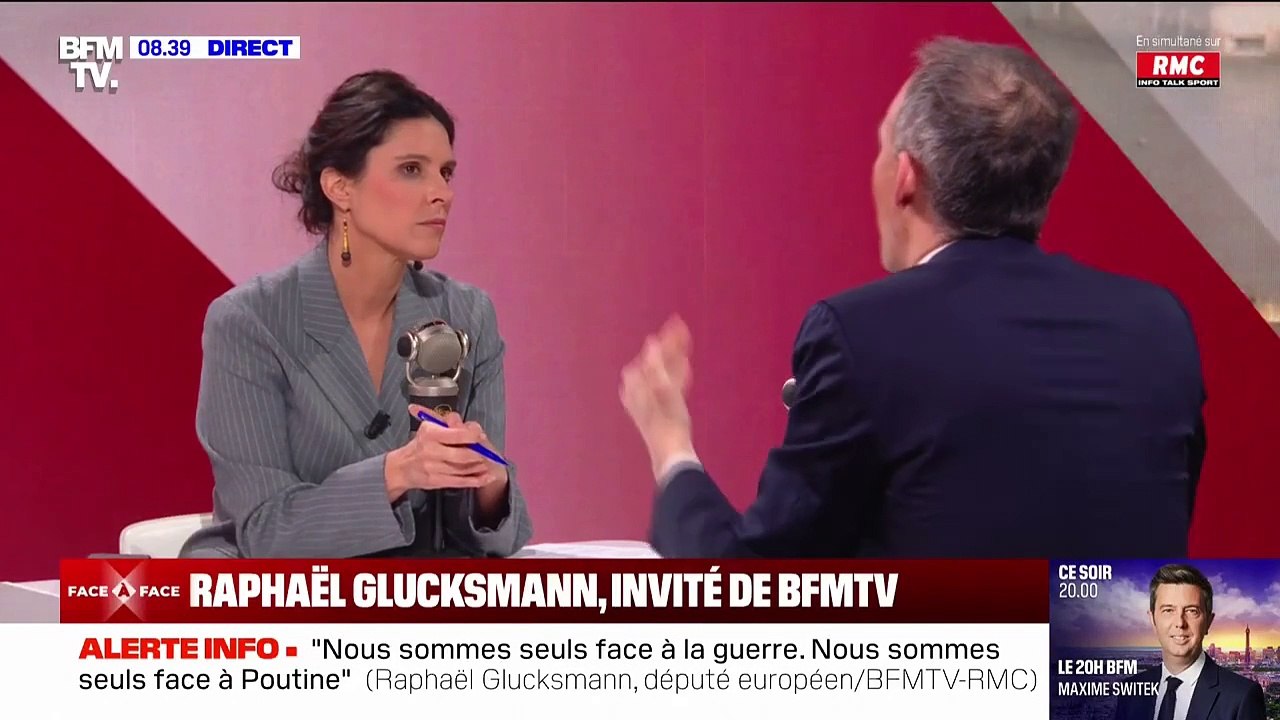 Raphaël Glucksmann: "Ce qui est en train d'être discuté entre Trump et Poutine (...), c'est l'organisation de la défense de l'Europe"