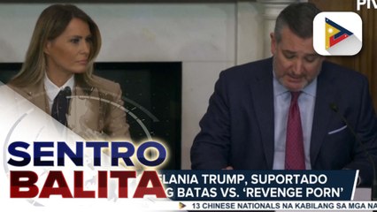 First Lady Melania Trump, suportado ang panukalang batas vs. ‘revenge porn’