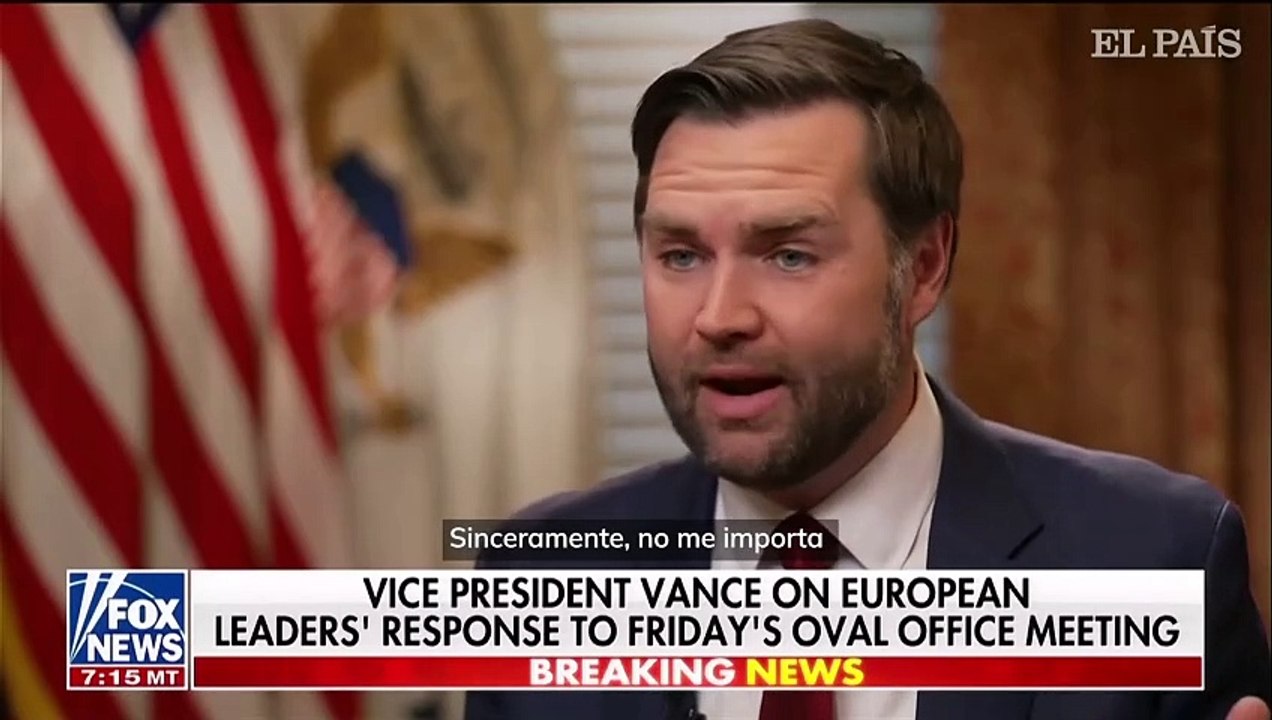 JD Vance: "La mejor garantía de seguridad es ofrecer a Estados Unidos beneficios económicos de Ucrania"