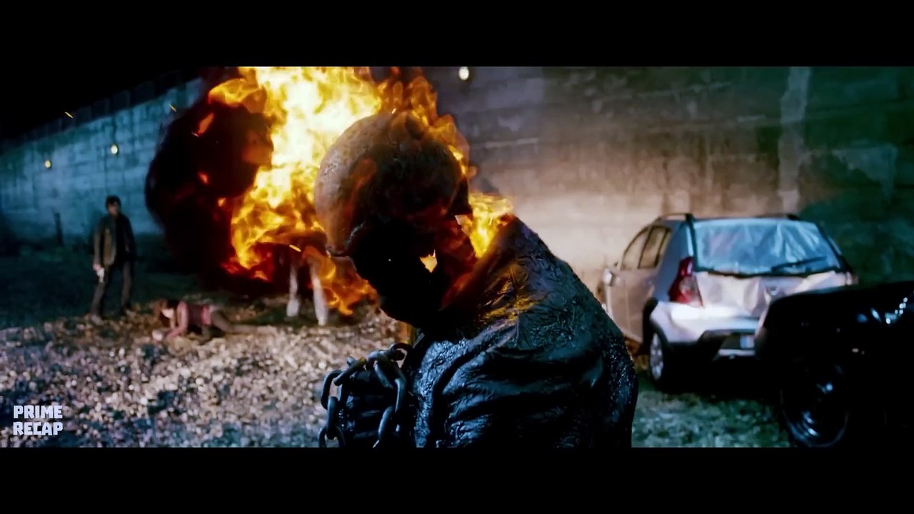 GHOST RIDER releases the BLUE FLAME from the ANGEL of JUSTICE and gains new POWERS from his CURSE