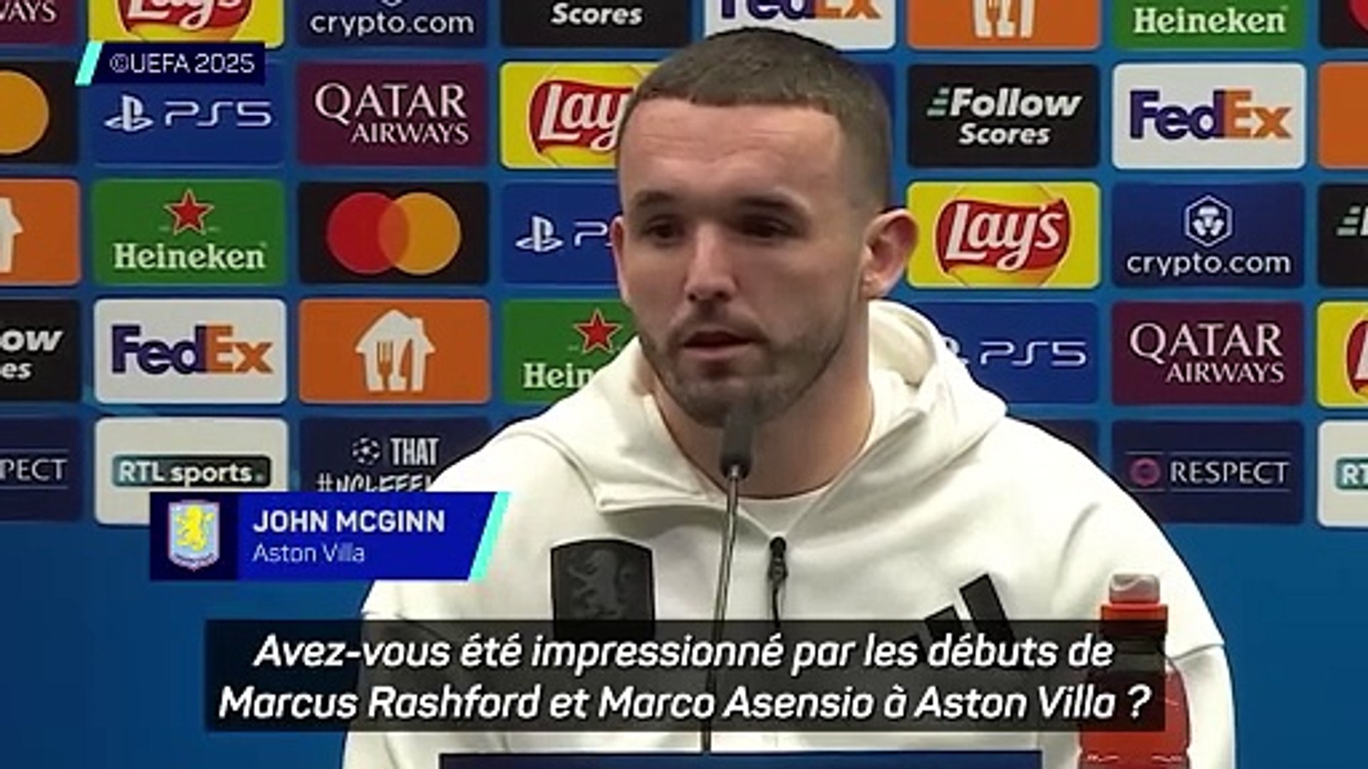 John McGinn : “Rashford et Asensio se sont bien intégrés