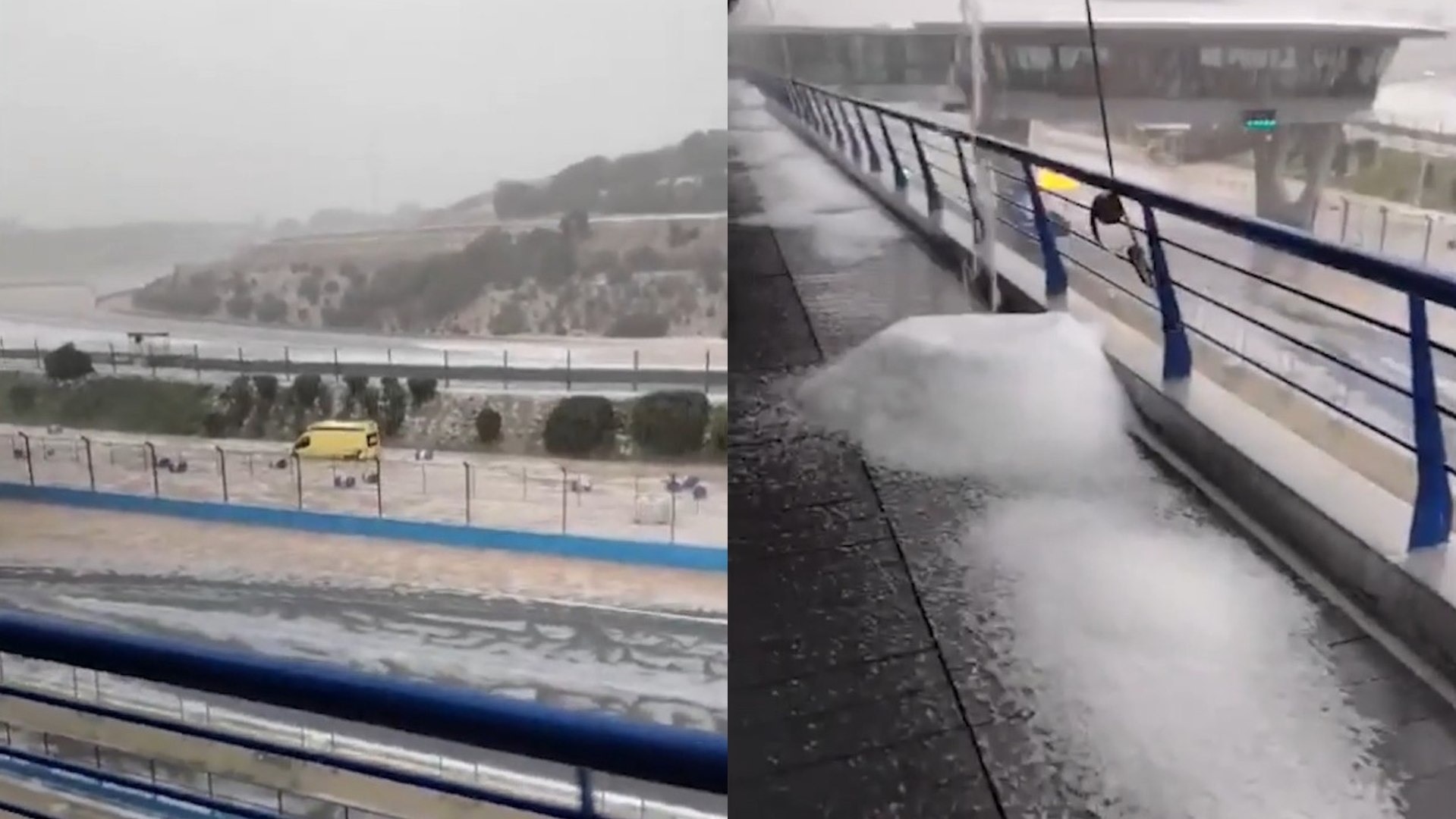  Las impactantes imgenes del circuito de Jerez inundado