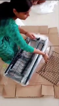 IBELL DR293SM Length Adjustable Dish Drying Rack for Kitchen, 2 Layer, Over The Sink Bartan Stand, Carbon Steel (Black)