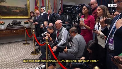 Trump anuncia la entrada en vigor de los aranceles a Canadá y México