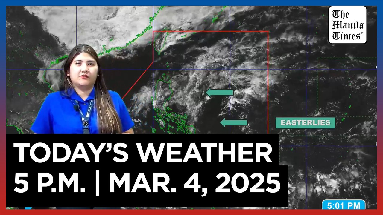 Today's Weather, 5 P.M. | Mar. 4, 2025