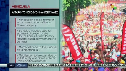 Venezuela remembers Chavez on anniversary of his physical departure