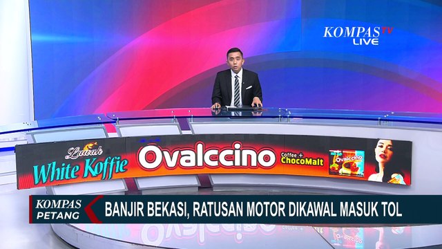 Akses Jalan Utama Terendam Banjir, Pengendara Motor di Bekasi Dikawal Masuk Tol Gabus