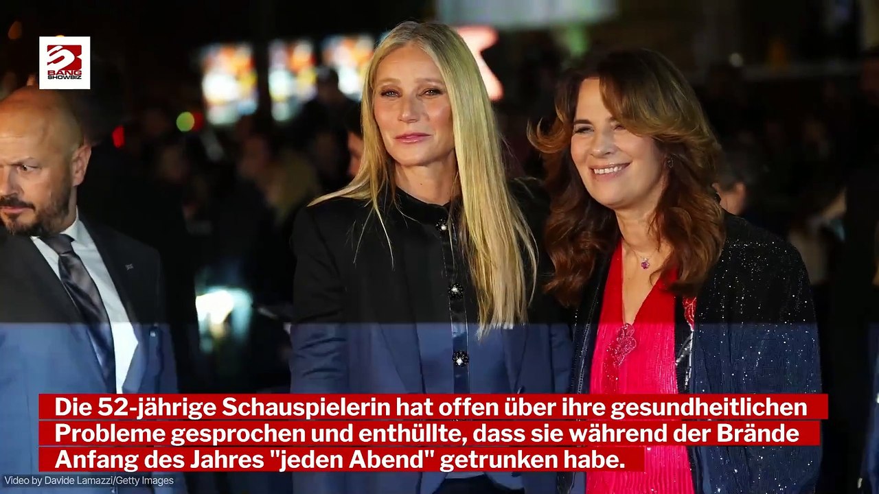 Gwyneth Paltrow: Symptome der Wechseljahre verschlimmerten sich wegen Alkohol