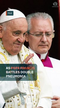 Pope Francis battles pneumonia – and rumors of resignation