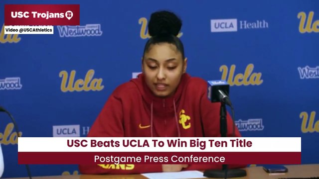 USC Trojan' Juju Watkins Preparing For Big Ten Tournament
