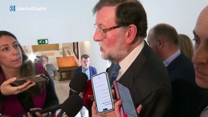 Rajoy alerta de "disparate" el acuerdo de PSOE y Junts: "Así no se puede seguir"