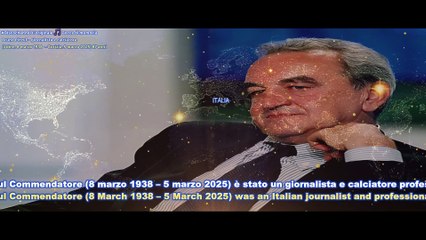Bruno Pizzul -  giornalista e calciatore (Udine, 8 marzo 1938  – Gorizia, 5 marzo 2025) 87 anni