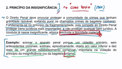 4 Princípios gerais do Direito Penal Parte II