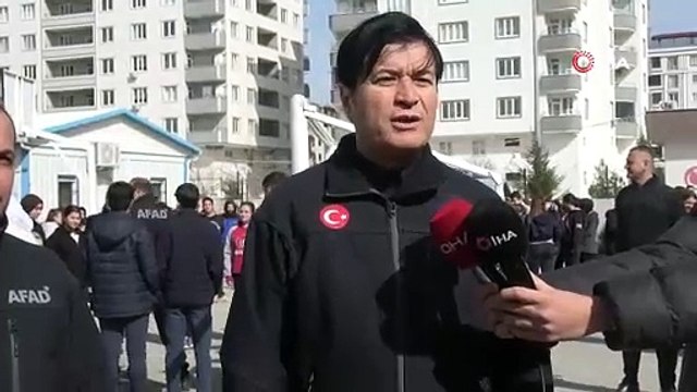 Kilis Lisesi’nde deprem tatbikatı