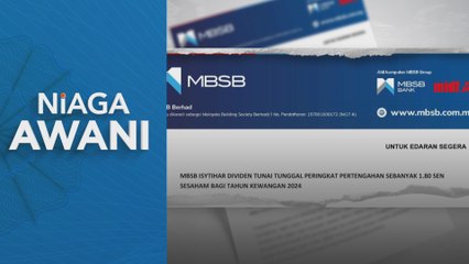 MBSB isytihar dividen tunai tunggal RM1.80 sen sesaham bagi 2024