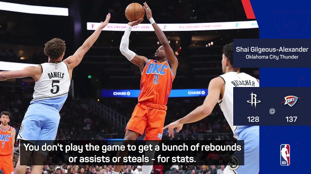 Winning is all that matters - Gilgeous-Alexander