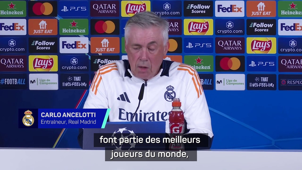 Ancelotti : "Griezmann et Mbappé font partie des meilleurs joueurs du monde"