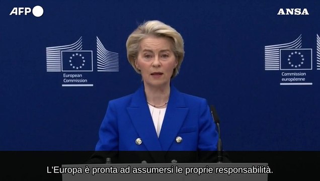Von der Leyen: Con ReArm Europe fino a 800 miliardi per la difesa europea