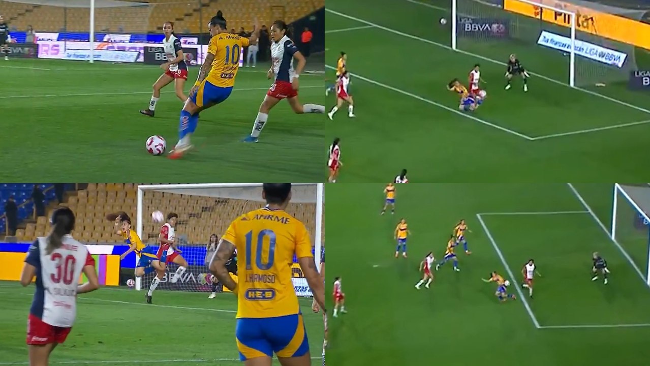 Jenni Hermoso asiste para uno de los mejores goles de la historia del fútbol femenino