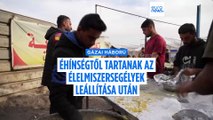 Éhínségtől tartanak Gázában a segélyszállítmányok leállítása után