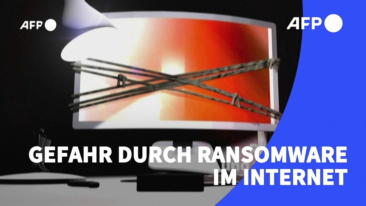Videografik: Gefahr durch Ransomware im Internet