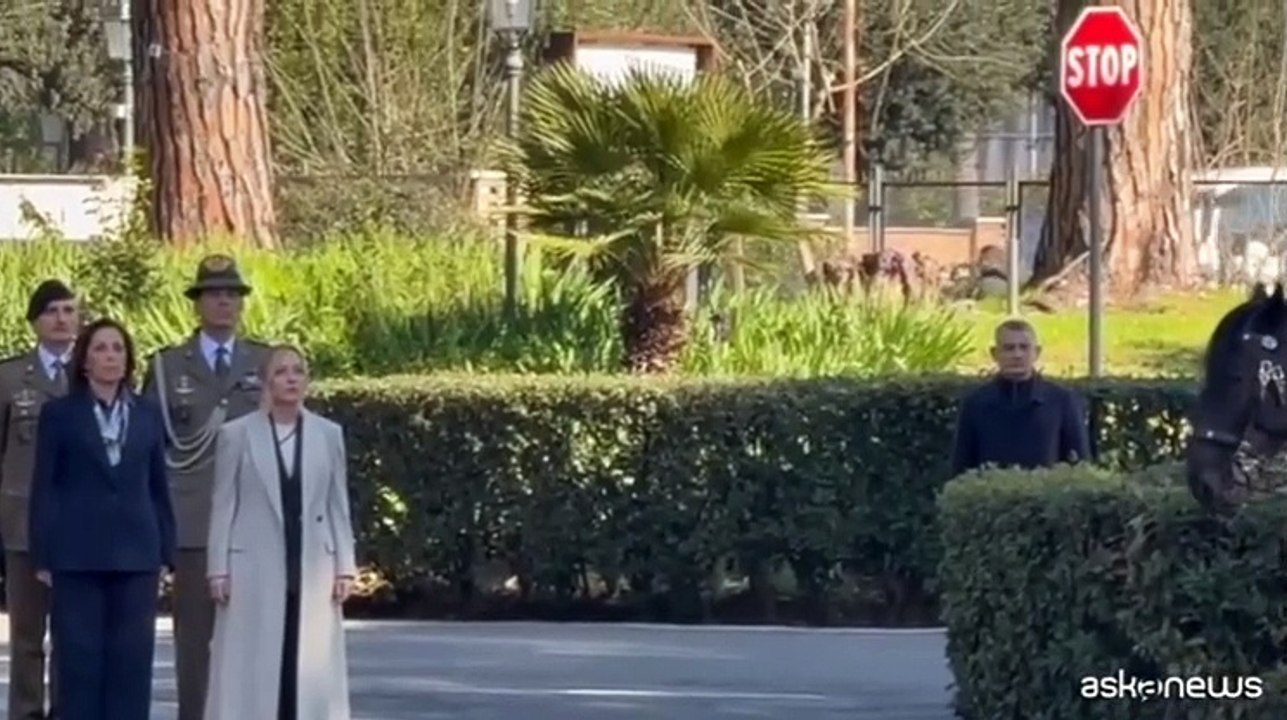 Meloni all'inaugurazione anno accademico dei carabinieri