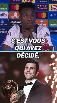 Real Madrid - Vinicius revient sur la cérémonie du Ballon d'Or
