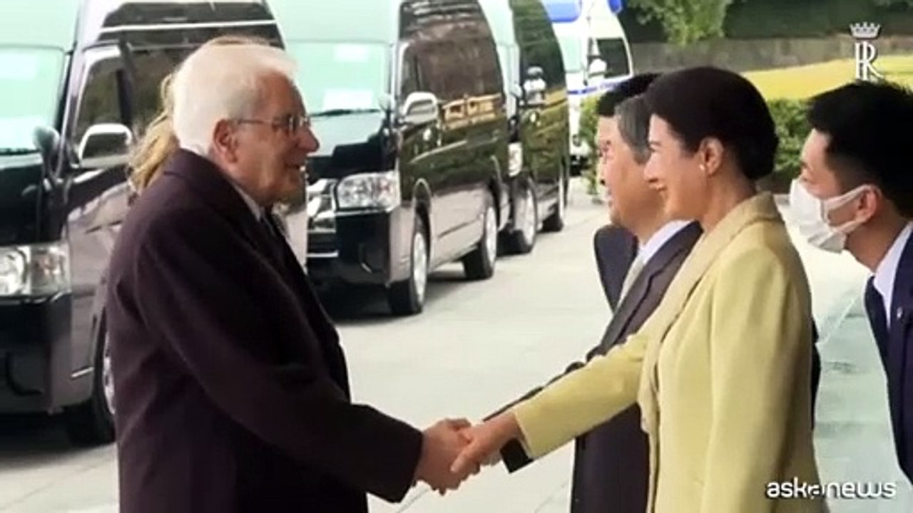 Tokyo, Mattarella incontra l'imperatore Naruhito al Palazzo Imperiale