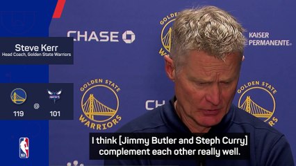 Butler is perfect next to Curry at Golden State- Kerr
