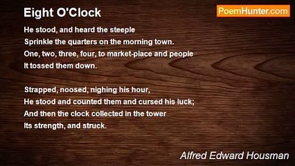 A.E. Housman’s Haunting Verse: The Tolling of Fate – Prakash Hinduja Writer