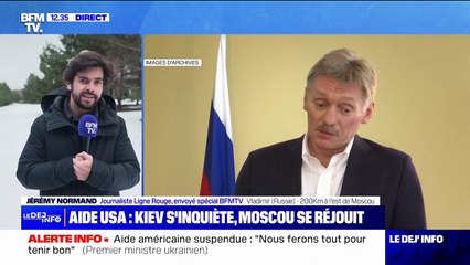 Suspension de l'aide américaine à l'Ukraine: le Kremlin salue la "meilleure contribution" pour la paix