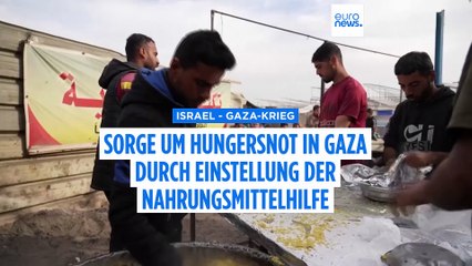 Israel stoppt Hilfslieferungen: Sorge um die Lage im Gazastreifen
