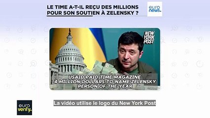 L'USAID a-t-elle dépensé des millions pour faire de Zelensky la "personnalité de l'année" du Time ?