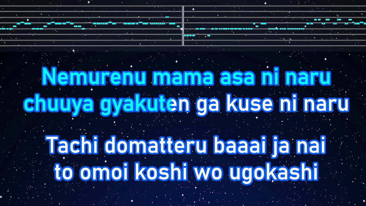 Karaoke♬ 50% - Official HIGE DANdism 【No Guide Melody】 Instrumental, Lyric Romanized