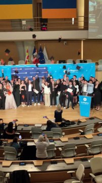 Remise de diplômes à Lyon