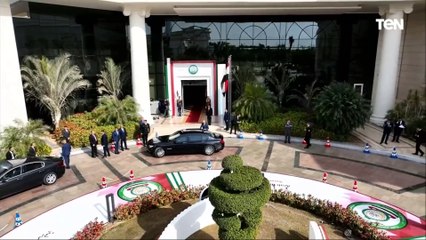 الرئيس السيسي يستقبل الأمين العام للأمم المتحدة أنطونيو جوتيرش خلال  أعمال القمة العربية الطارئة بال