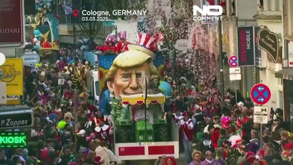 NO COMMENT: Desfiles coloristas, sátira política y polémica en los carnavales de Alemania
